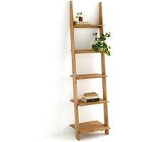 Domeno Oak Ladder Wall Shelf