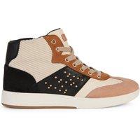 Meleda Breathable High Top Trainers in Leather