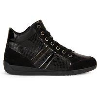 Myria Breathable High Top Trainers in Leather