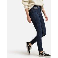 Bottom Up Skinny Jeans with High Waist and Sequin Trim