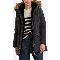 Everest W Hooded Parka with Faux Fur Trim