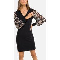 V-Neck Mini Jumper Dress