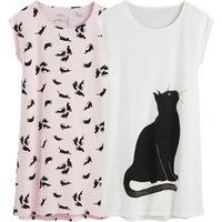 Pack of 2 Nightshirts in Cotton