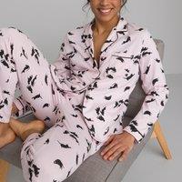 Printed Cotton Grandad Pyjamas