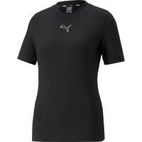 Embroidered Logo Fitted T-Shirt in Cotton Mix with Short Sleeves