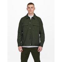 Toby Straight Fit Shacket with Breast Pockets
