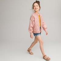 Floral Cotton Bomber Jacket