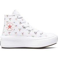Kids All Star Move Happy Hummingbirds Canvas High Top Trainers