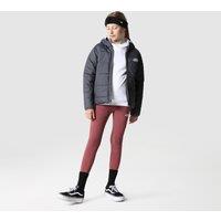 Quilted Hooded Padded Jacket with Logo Print