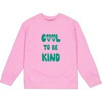 Cotton Mix Slogan Sweatshirt with Crew Neck