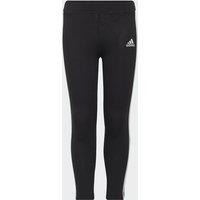 3-Stripes Cotton Leggings with Logo Print