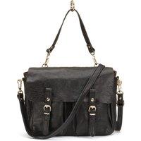 Mini Maths Reversible Satchel in Leather