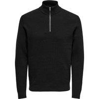 Phil Cotton Mix Jumper with Half Zip