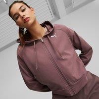 Modern Sport Hoodie with Logo Print and Zip Fastening in Cotton Mix