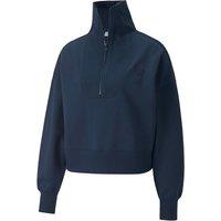Infuse Cotton Mix Sweatshirt with Half Zip