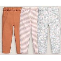Pack of 3 Leggings in Cotton