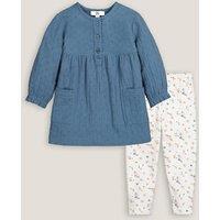 Cotton Dress/Leggings Outfit