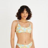 Lula Bralette Bikini Top in Hawaiian Print