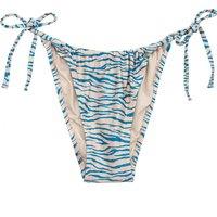 Froufrou Bikini Bottoms in Zebra Print