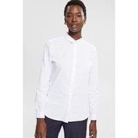 Cotton Mix Fitted Blouse