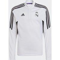 Real Madrid T-Shirt with Quarter-Zip and Long Sleeves