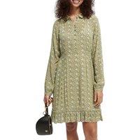 Floral Mini Dress with Long Sleeves