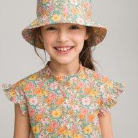 Cotton Ruffled Sleeve Shirt in Liberty Fabrics Print