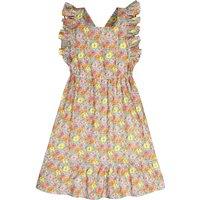 Cotton Sleeveless Ruffled Dress in Liberty Fabrics Print