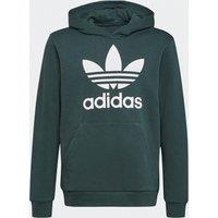 Trefoil Logo Print Hoodie in Cotton Mix