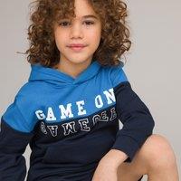 Printed Cotton Mix Hoodie