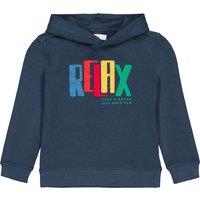 Cotton Mix Fleece Hoodie with Boucl Text
