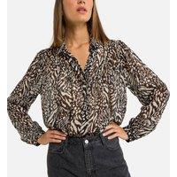 Printed Long Sleeve Blouse