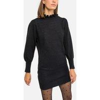 Ruffle Neck Jumper Dress