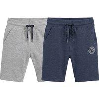 Pack of 2 Bermuda Shorts in Cotton Fleece