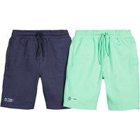 Pack of 2 Bermuda Shorts in Cotton