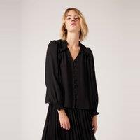 Draping Ruffle Detail Blouse