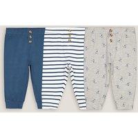Pack of 3 Leggings in Cotton