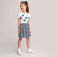 Floral Cotton Full Skirt