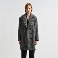 Mid-Length Buttoned Coat