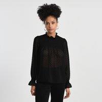 Gathered Collar Blouse