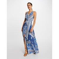 Printed Sleeveless Maxi Dress