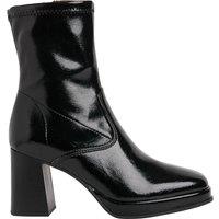 Patent Heeled Ankle Boots