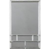 48cm Silver Rectangle Mirror