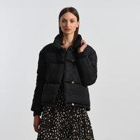 Short Padded Puffer Jacket with High Neck