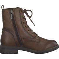 Lace-Up Ankle Boots with Zip Fastening