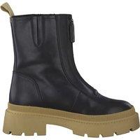 Platform Ankle Boots with Zip Fastening
