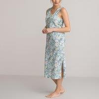 Floral Cotton Sleeveless Nightdress