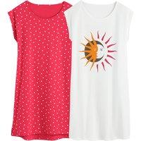 Pack of 2 Nightshirts in Cotton