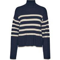 Striped High Neck Jumper