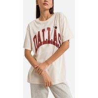 City Trucker Cotton T-Shirt with Crew Neck
